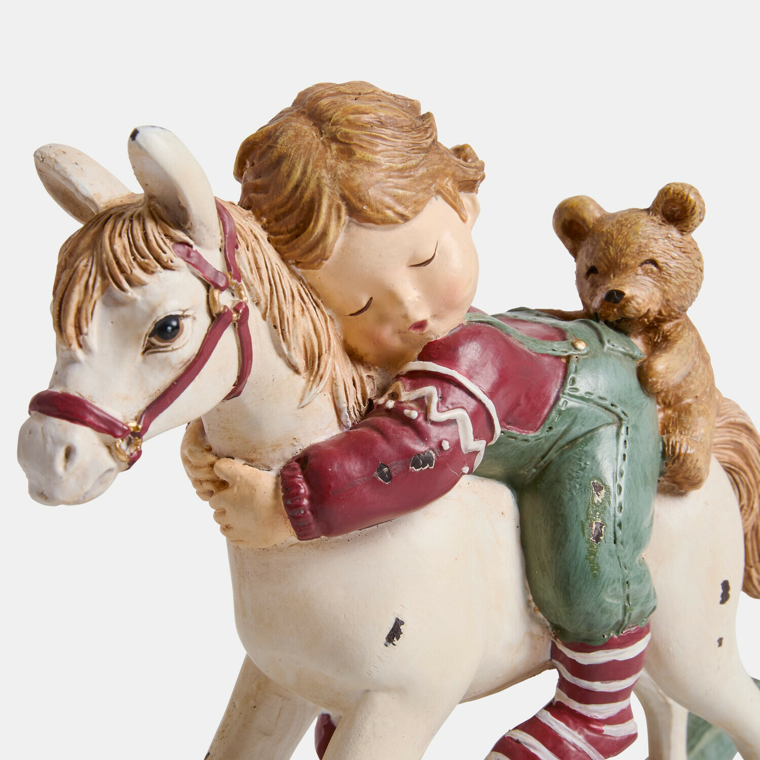 Décoration enfant sur cheval à bascule Petitnid