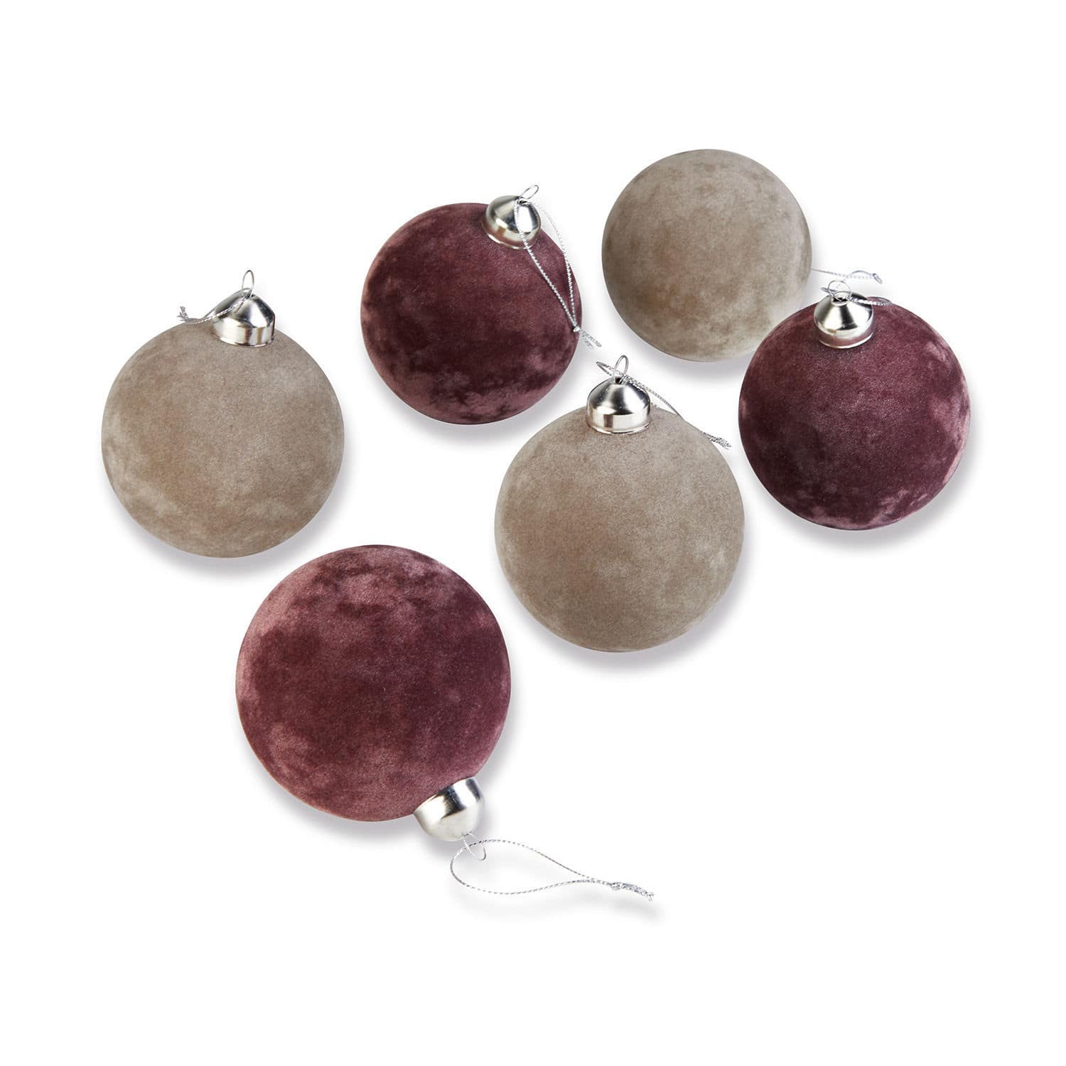 Lot de 6 boules de Noël Millas
