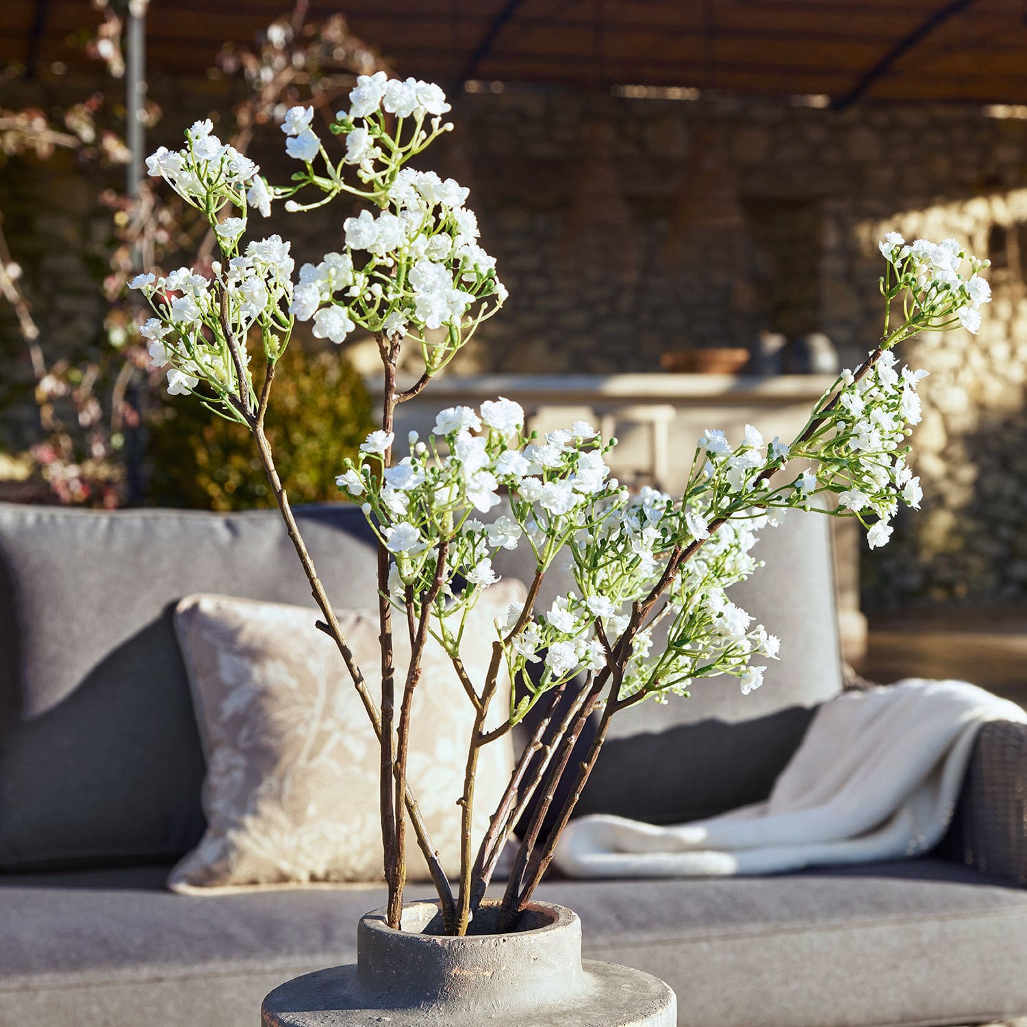 Lot de 4 fleurs décoratives Jorpin