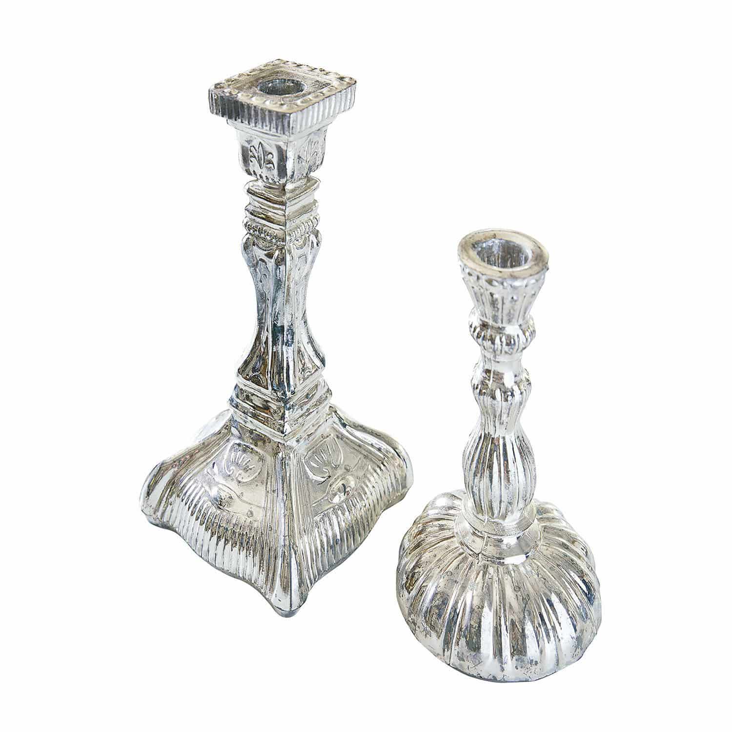 Lot de 2 bougeoirs Shauna
