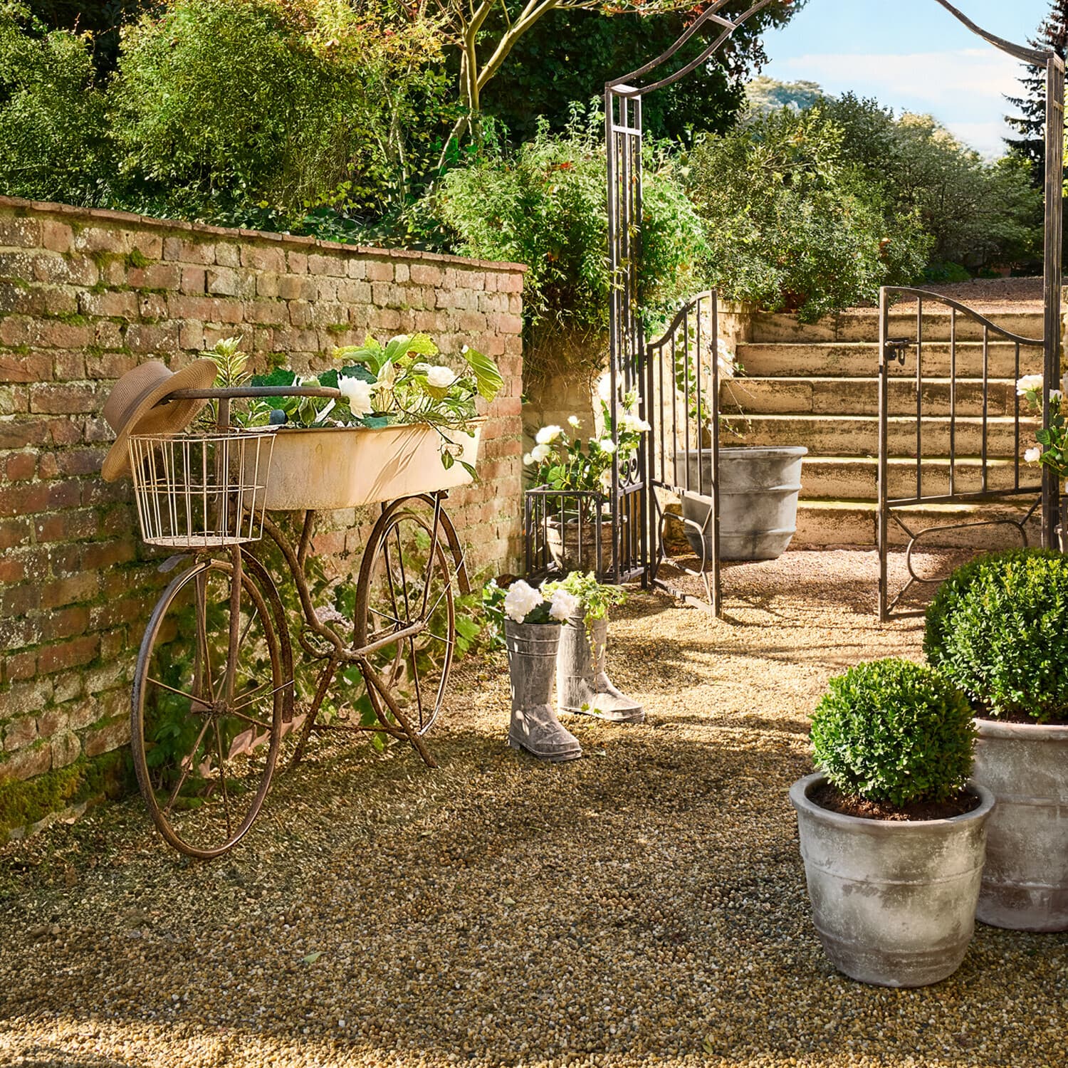 Lot de 2 bottes décoratives Arlivonne