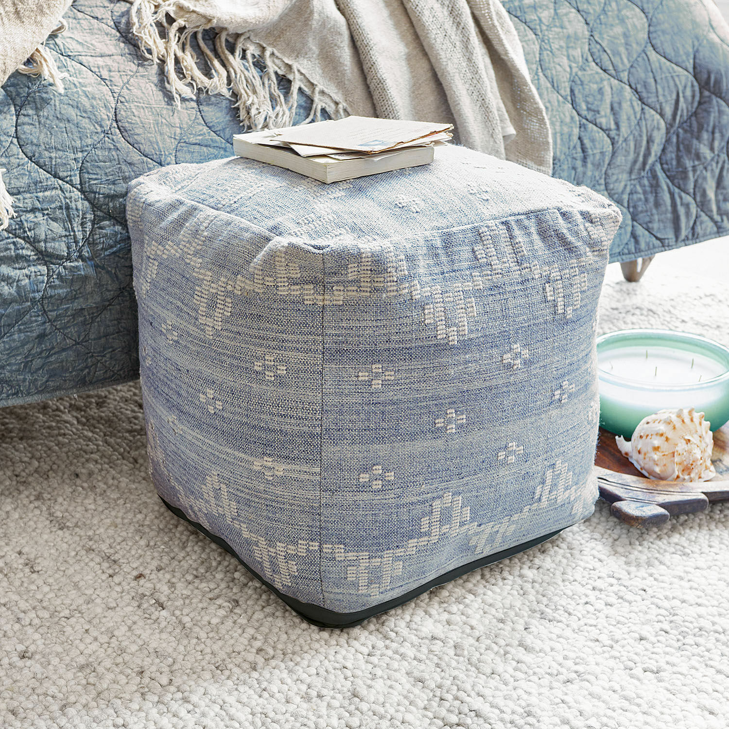 Pouf d’intérieur et d’extérieur Lysa