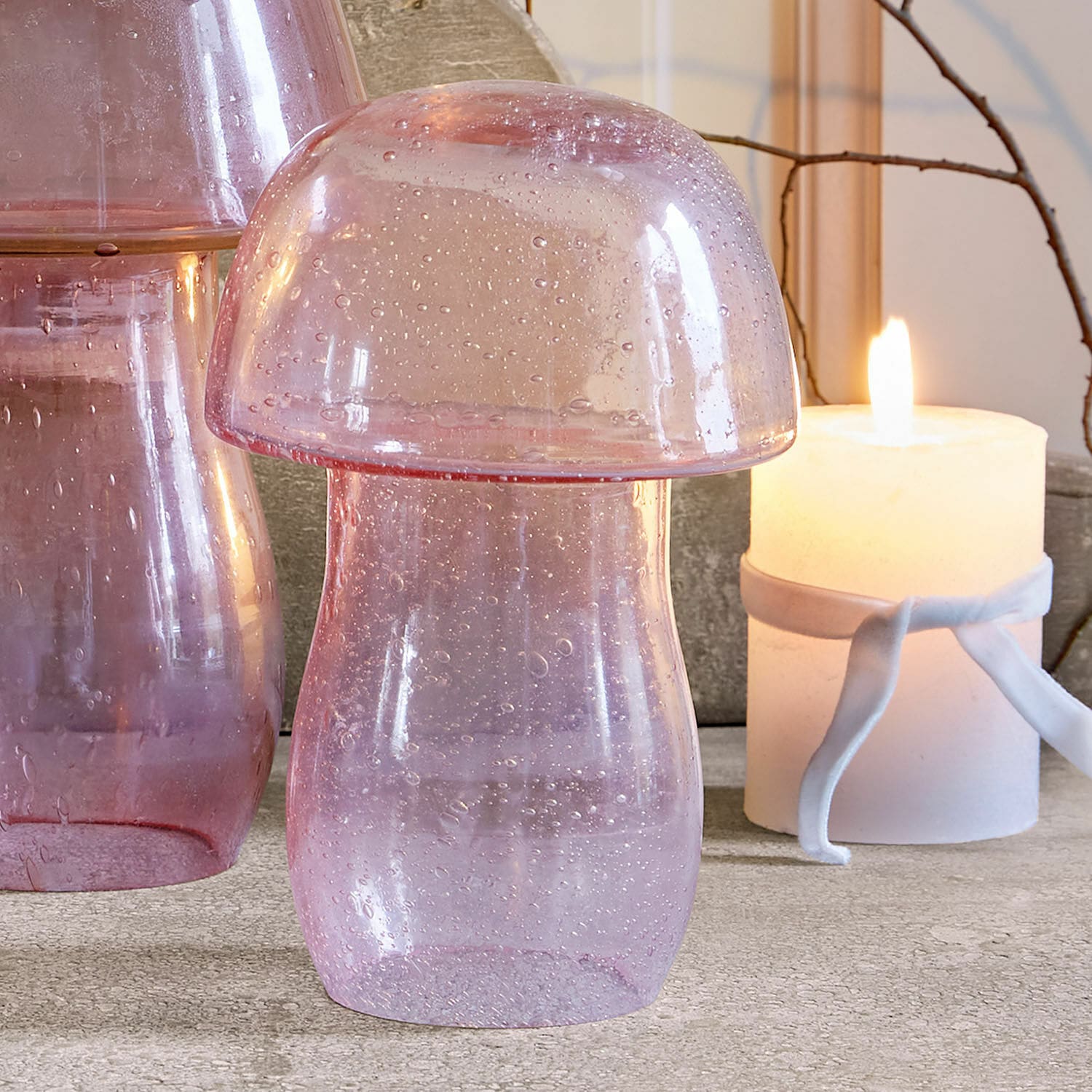 Lot de 3 champignons décoratifs Verlière