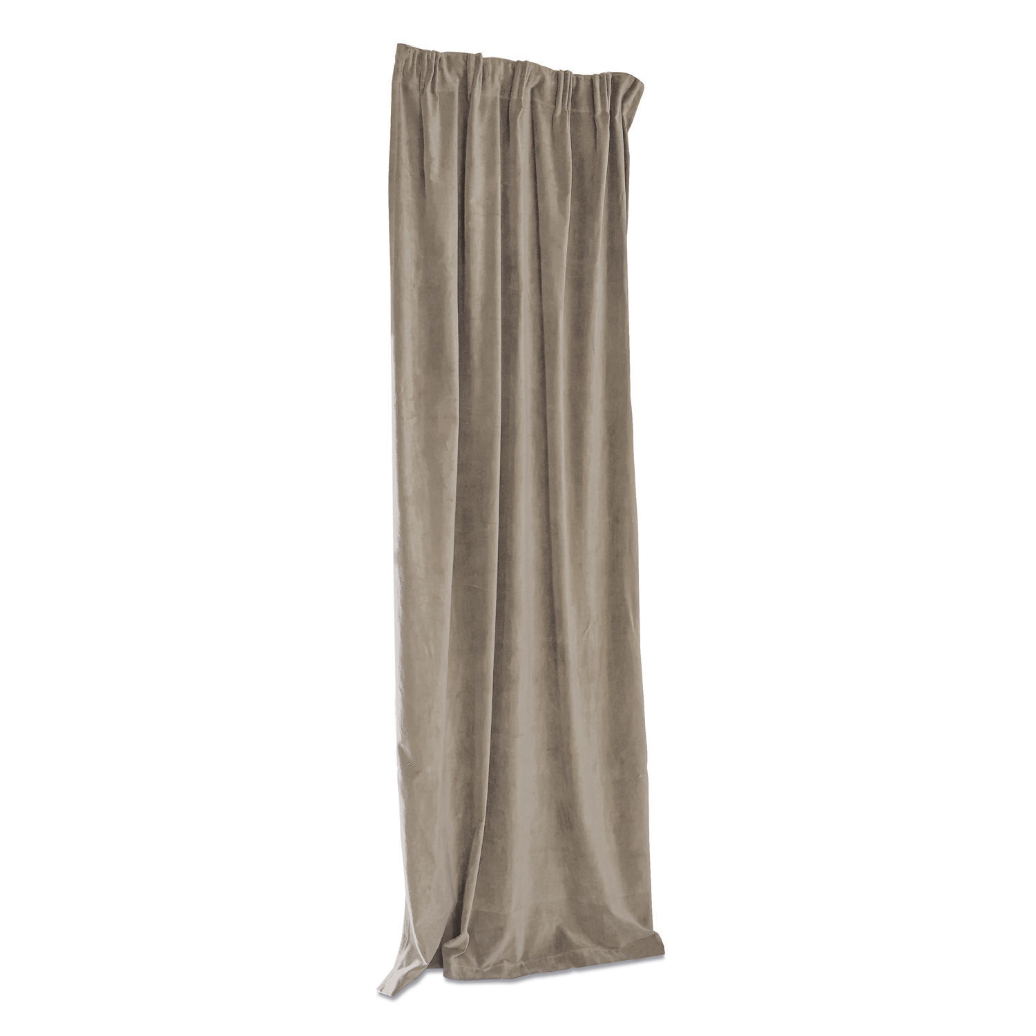 beige Rideau beige Lyannece en tissu doux, parfait pour la décoration intérieure et l'occultation