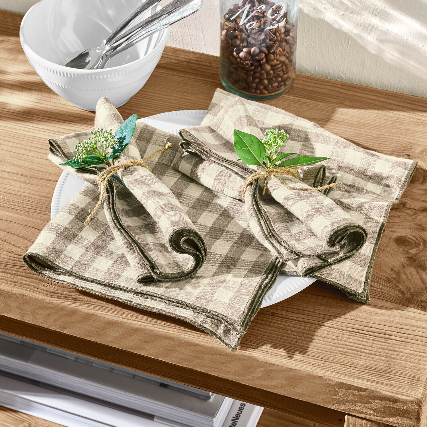Lot de 4 serviettes Marrowby