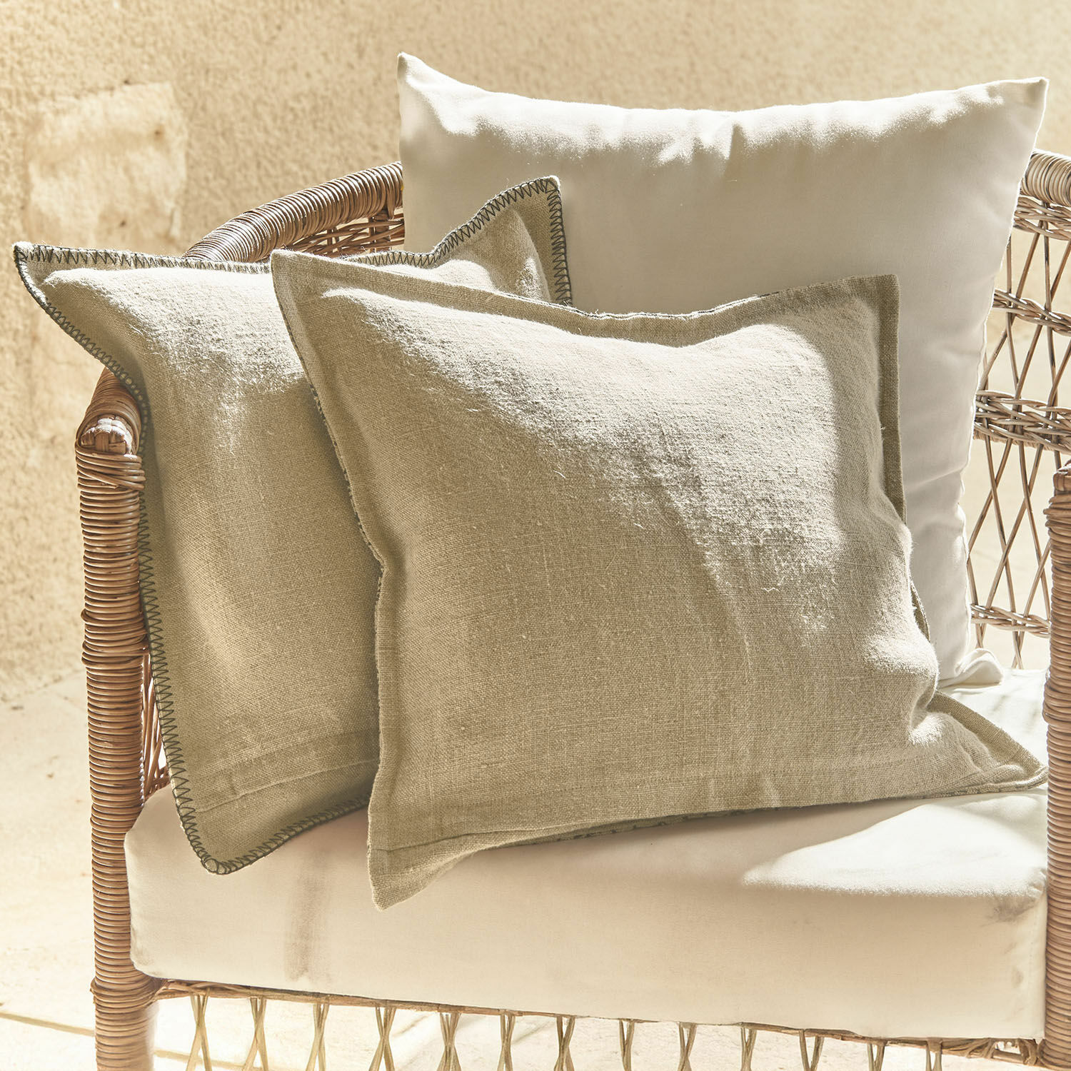 Lot de 2 housses de coussins Ysolde