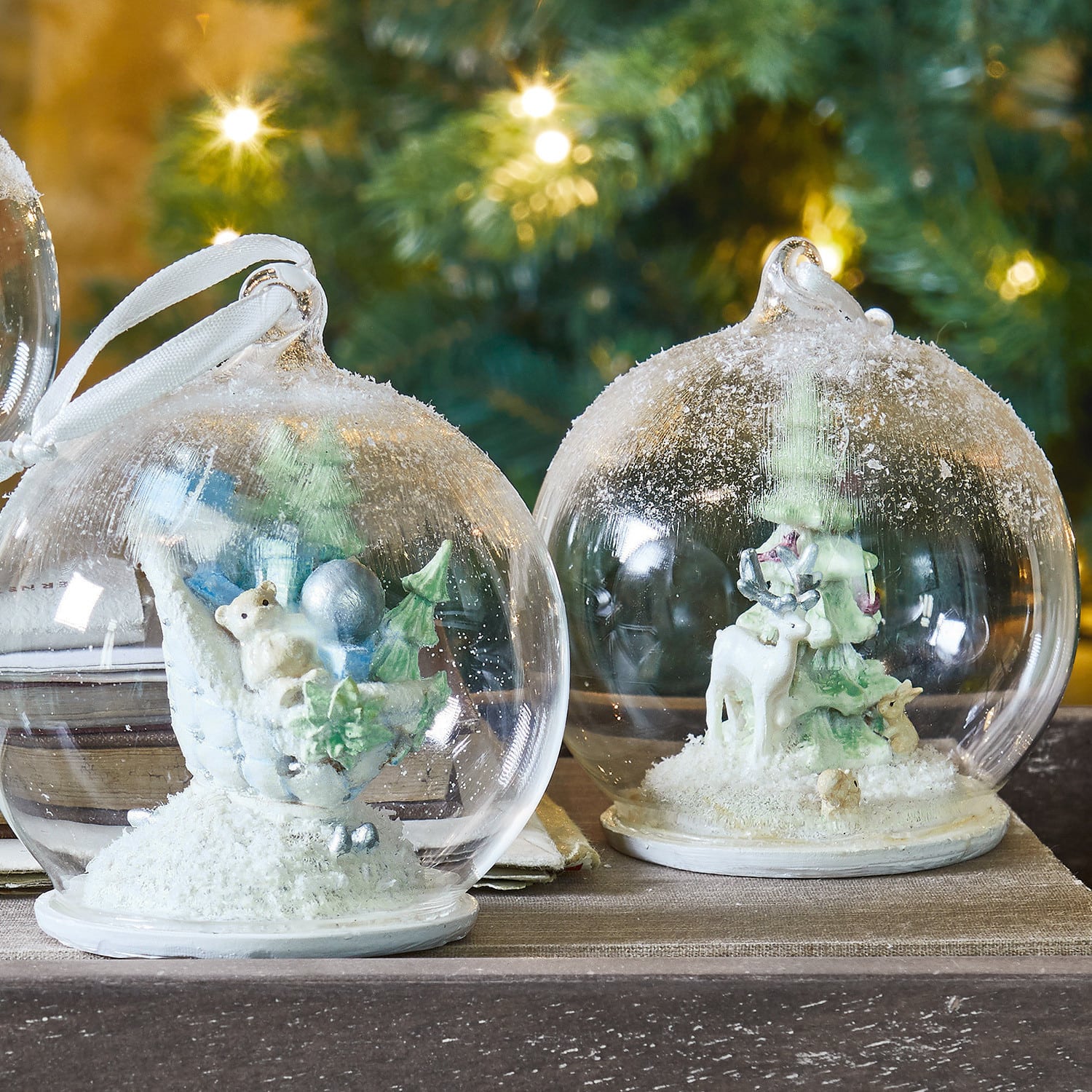 Lot de 3 décorations de Noël Winterland
