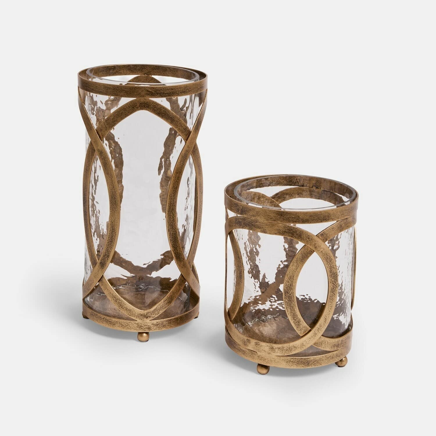 Lot de 2 photophores Verconi