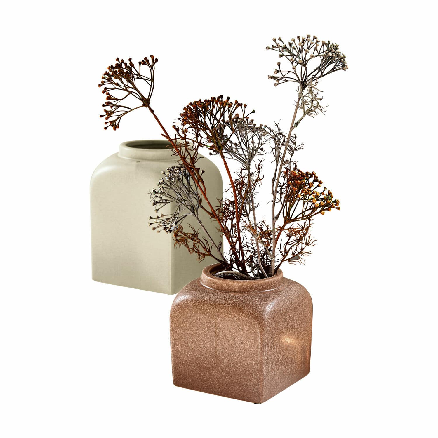Lot de 2 vases Stainville