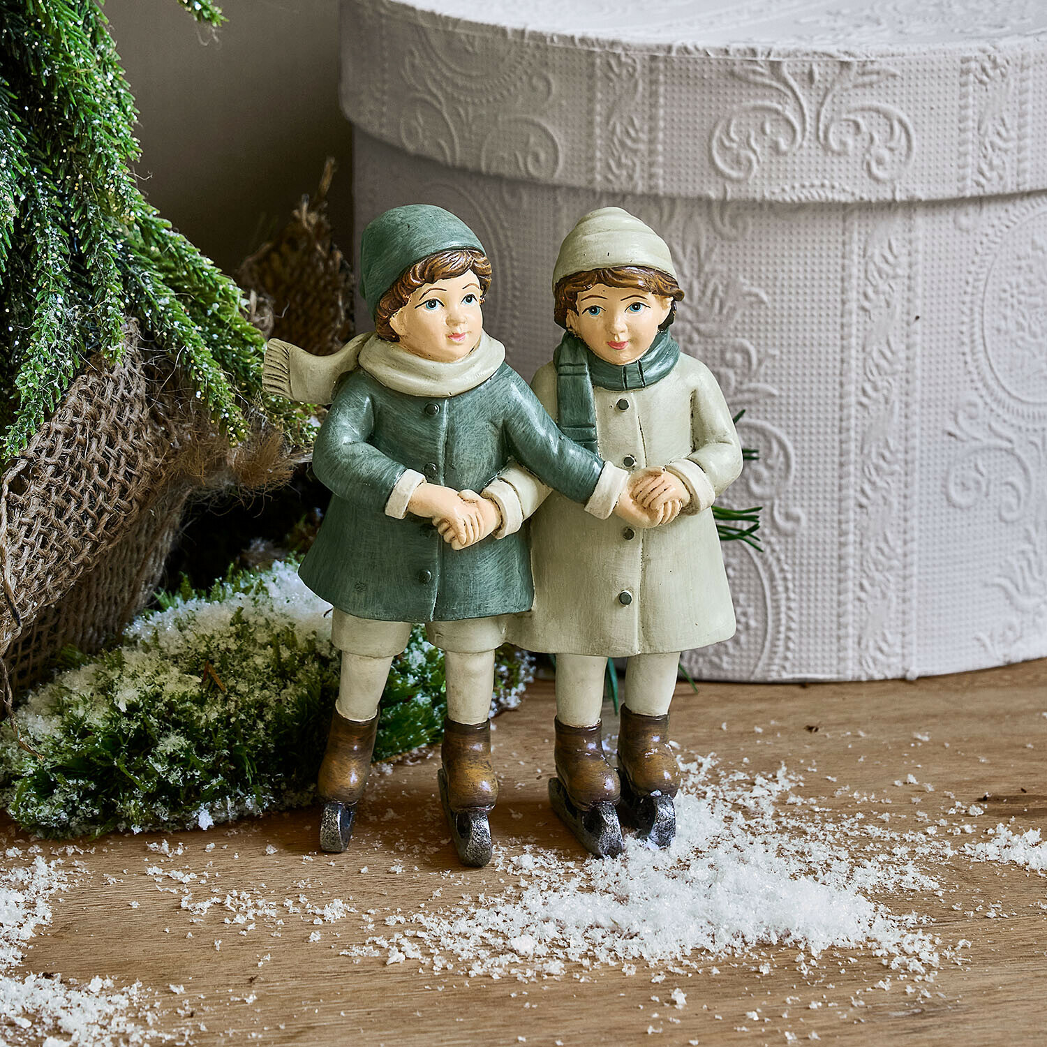 Décoration enfants en patins à glace Jerries