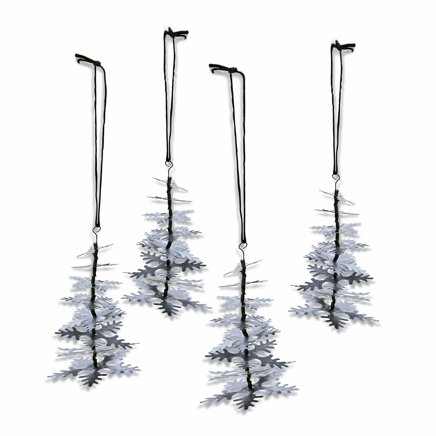 Lot de 4 sapins décoratifs Hermel