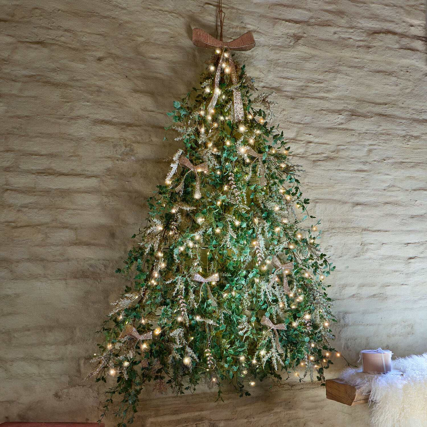 Sapin de Noël mural à LED Florévie