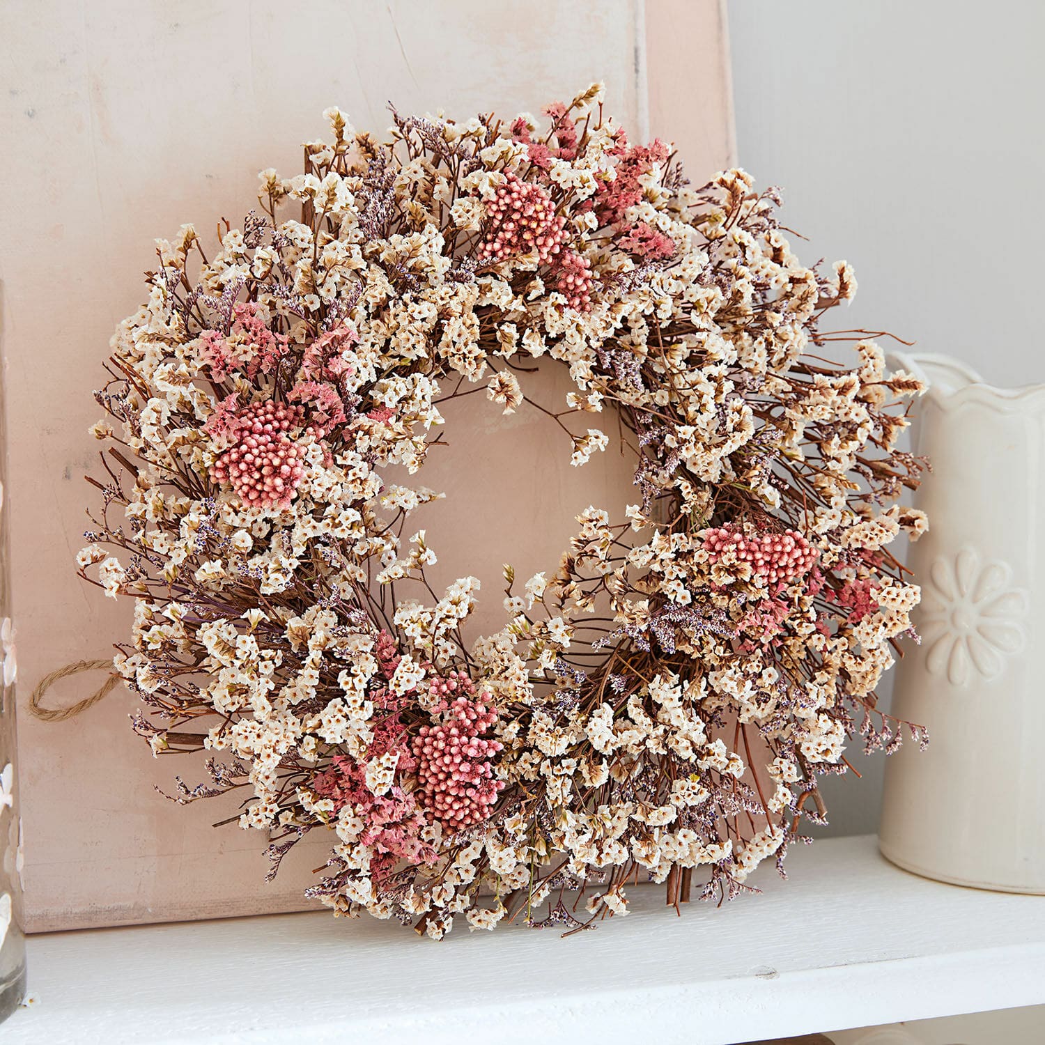 Couronne de fleurs séchées Jovilique
