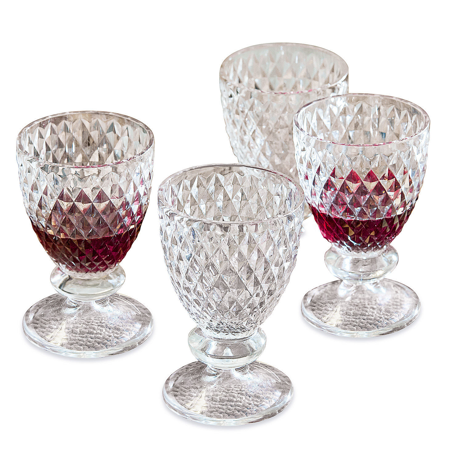 Lot de 4 verres à vin Nantes