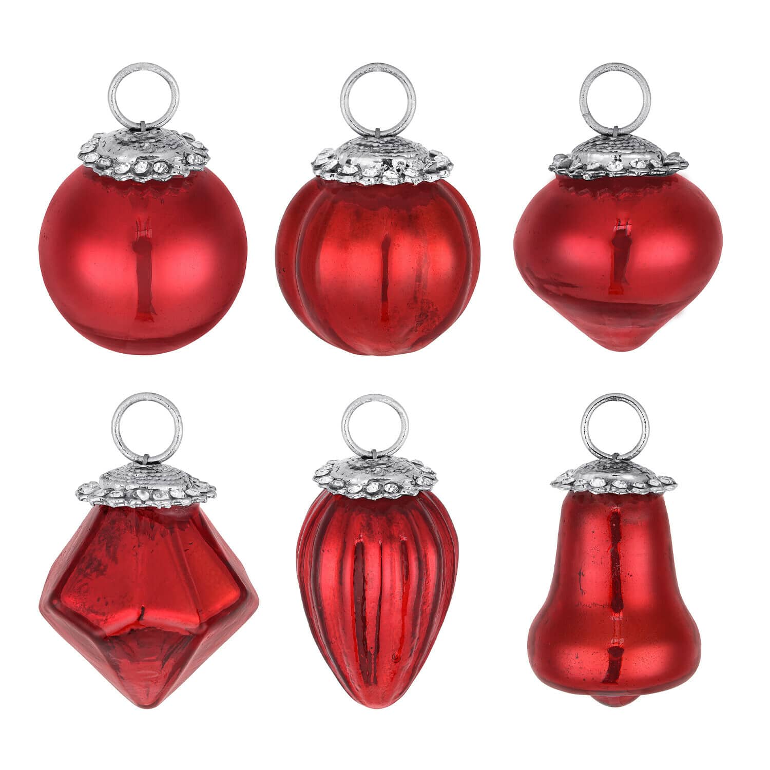 Lot de 6 décorations de Noël Levier