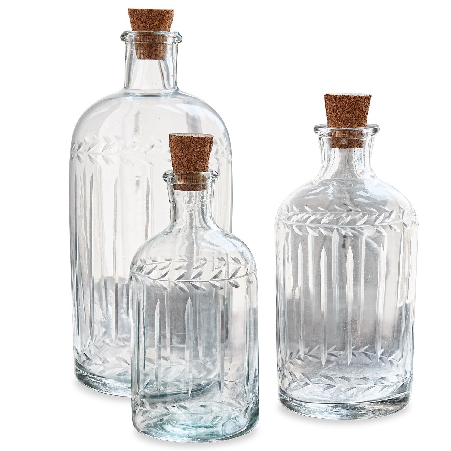 Lot de 3 bouteilles Ivoire