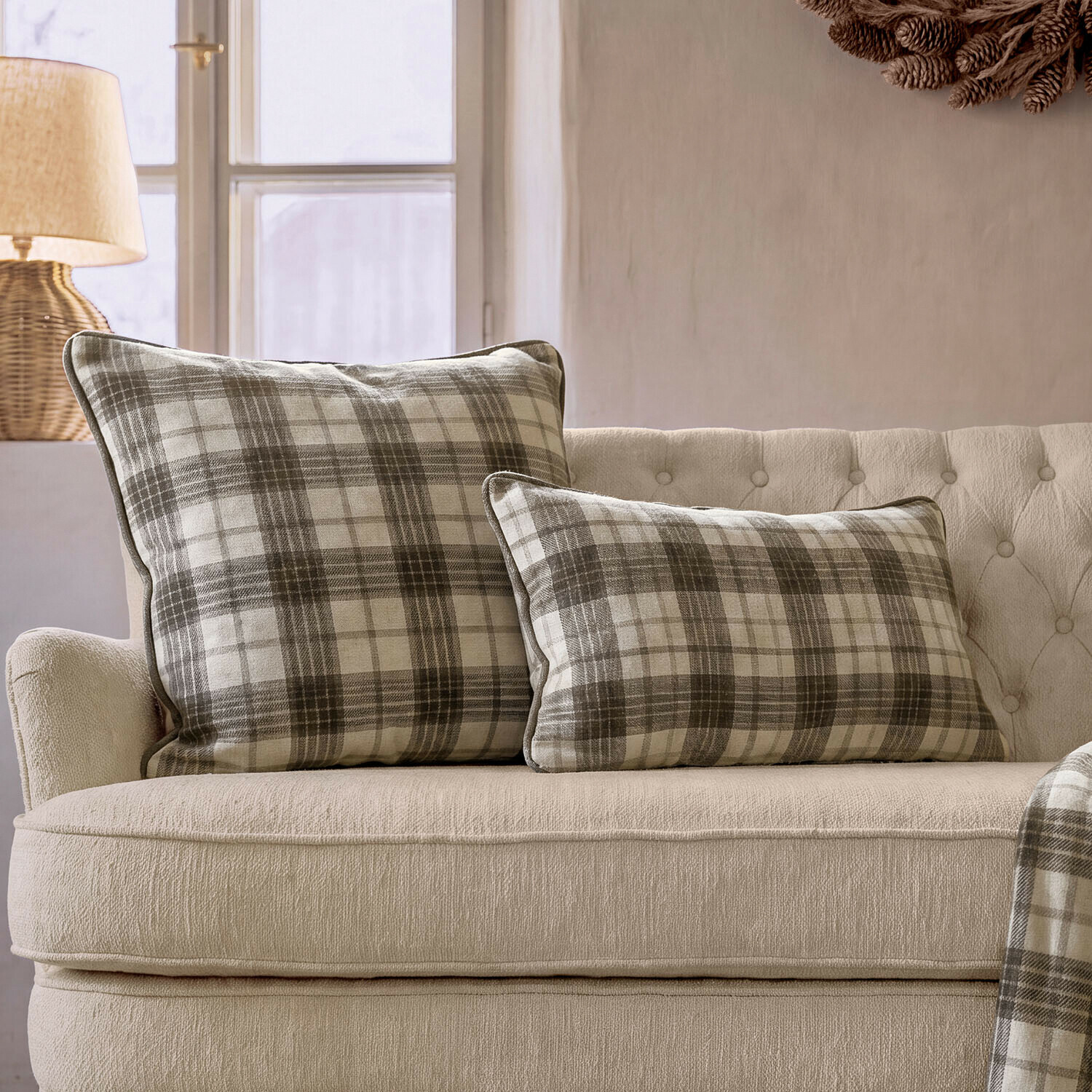 Lot de 2 housses de coussins Harvie Lot de 2 housses de coussins Harvie