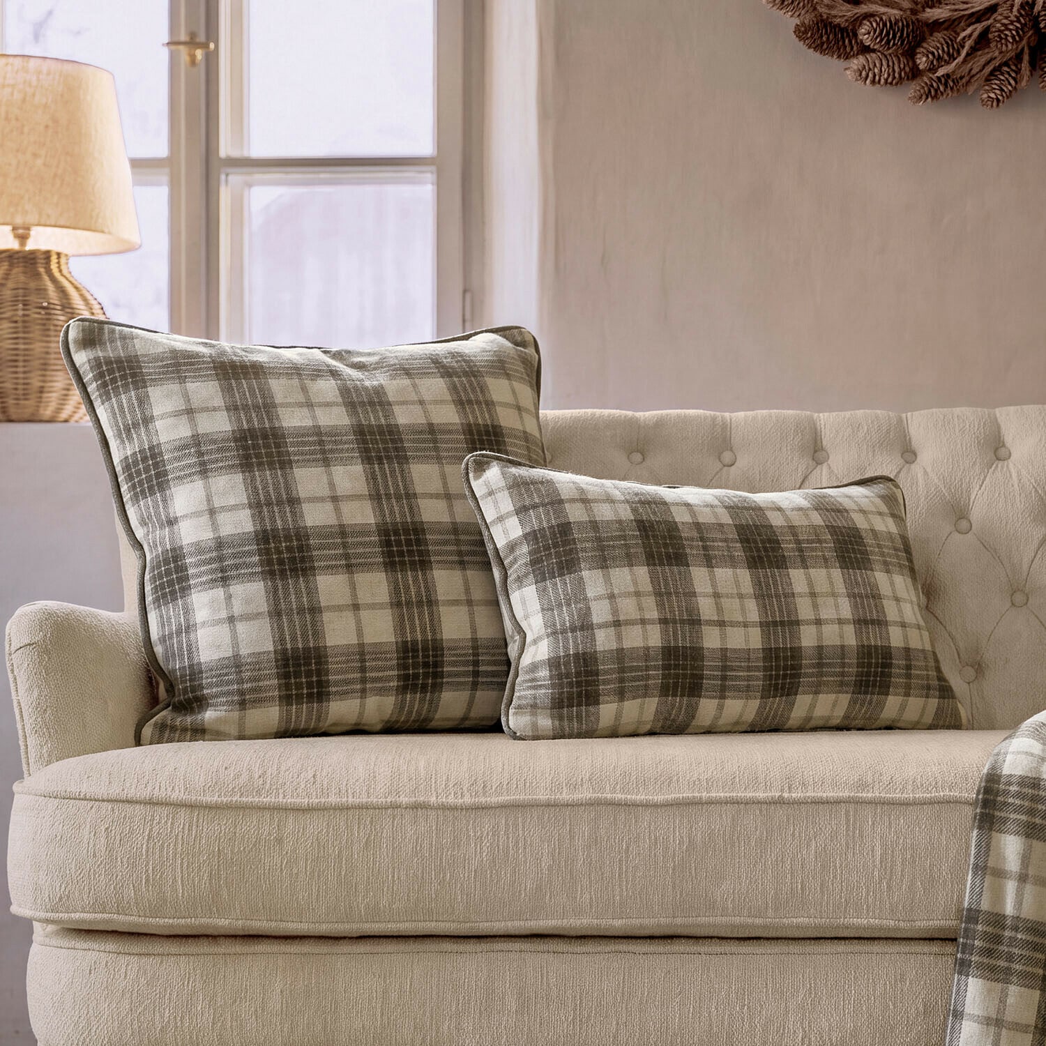 Lot de 2 housses de coussins Harvie Lot de 2 housses de coussins Harvie