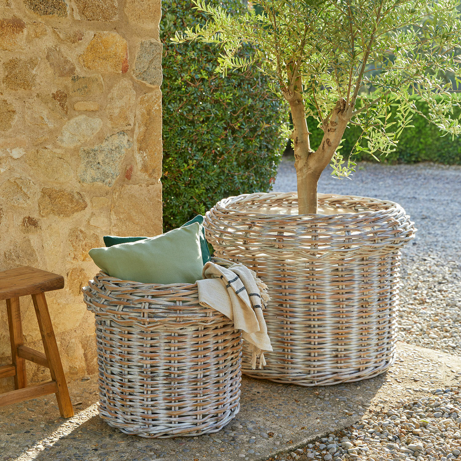 Lot de 2 paniers Morgaine