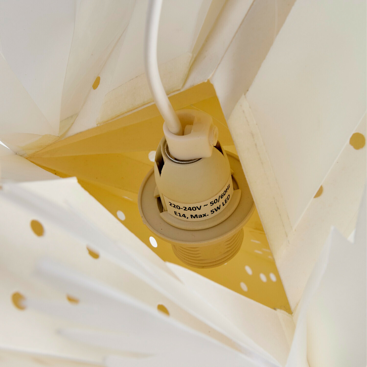Étoile lumineuse en papier Caelitha