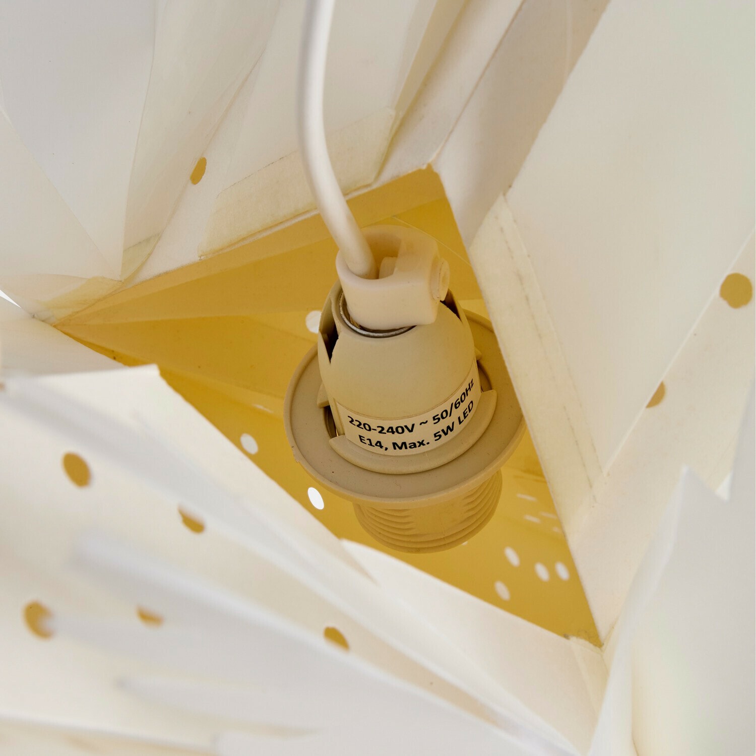 Étoile lumineuse en papier Caelitha