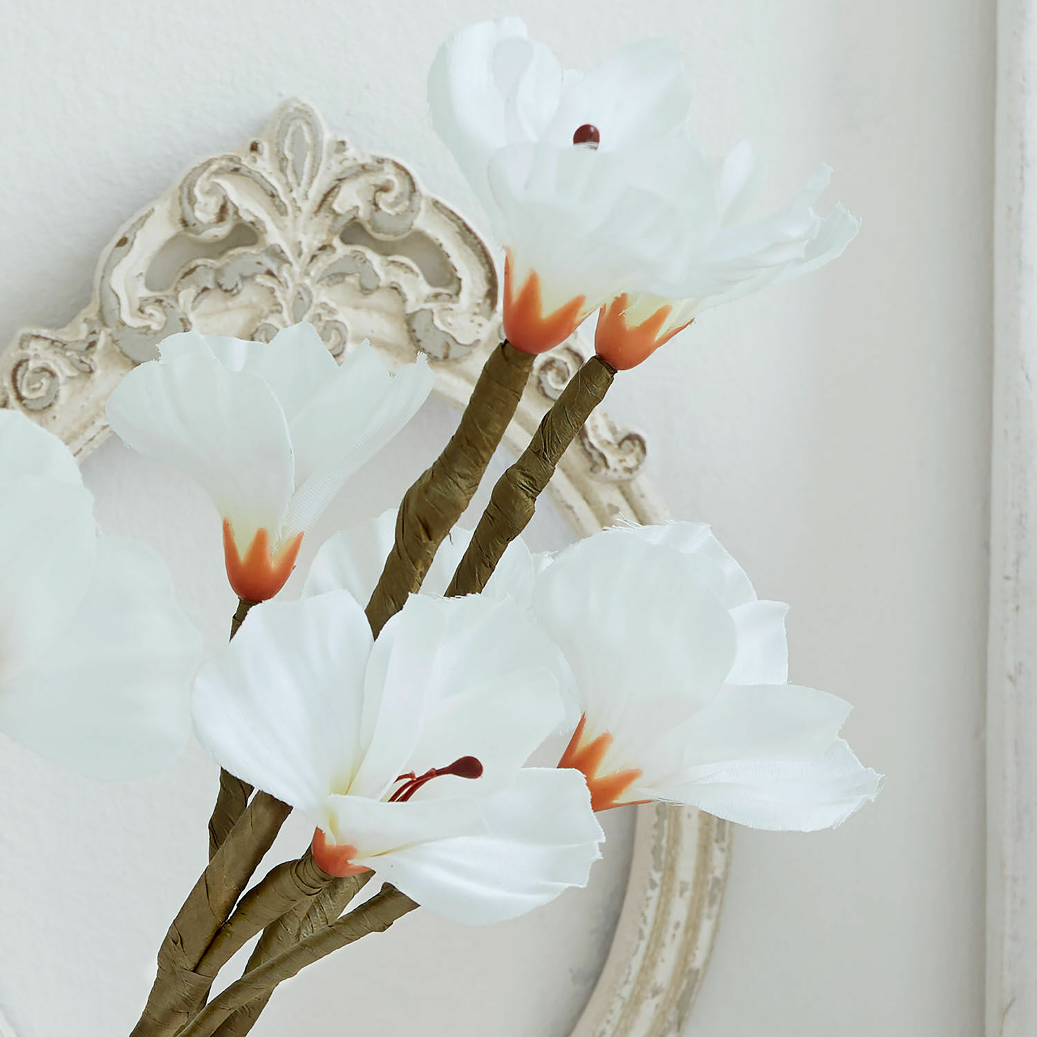 Lot de 6 fleurs décoratives Xivale