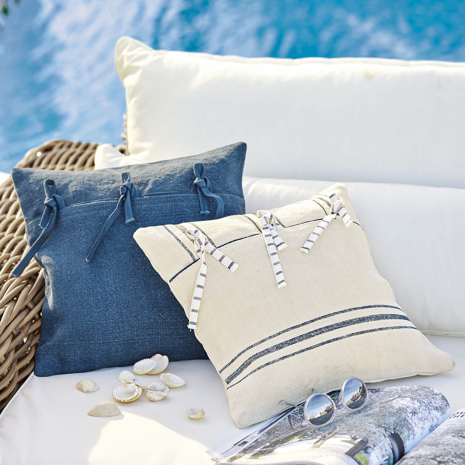 Lot de 2 housses de coussins Loere