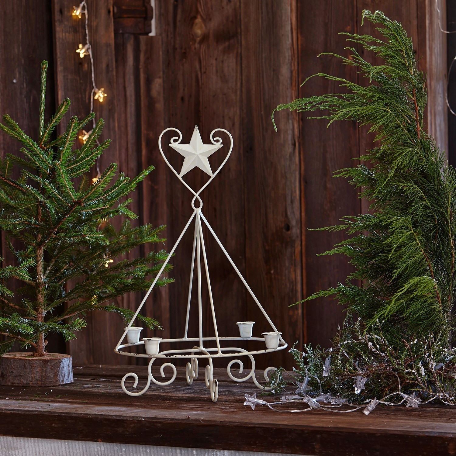 Support à couronne de l'Avent Kalvin