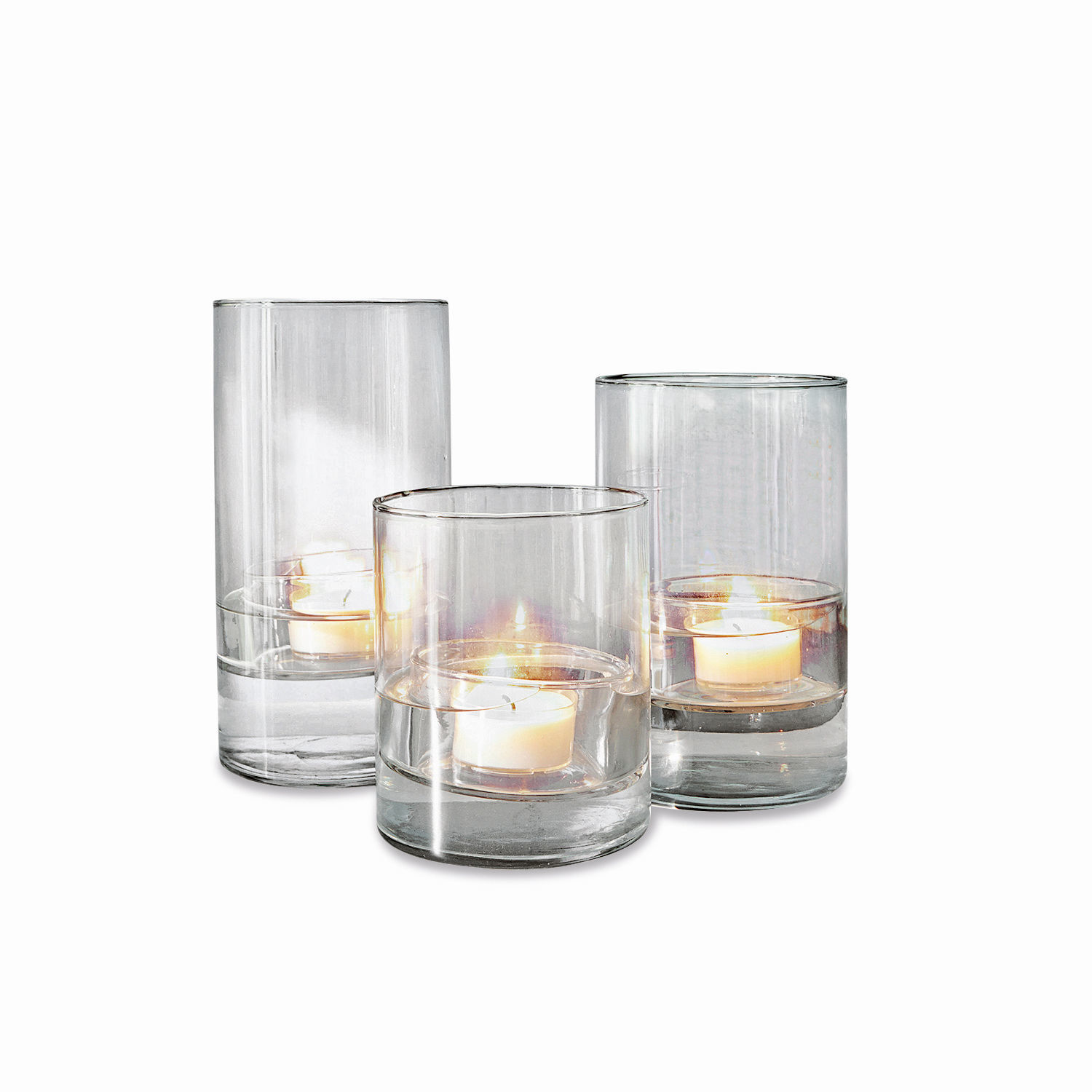 Lot de 3 photophores Bignon