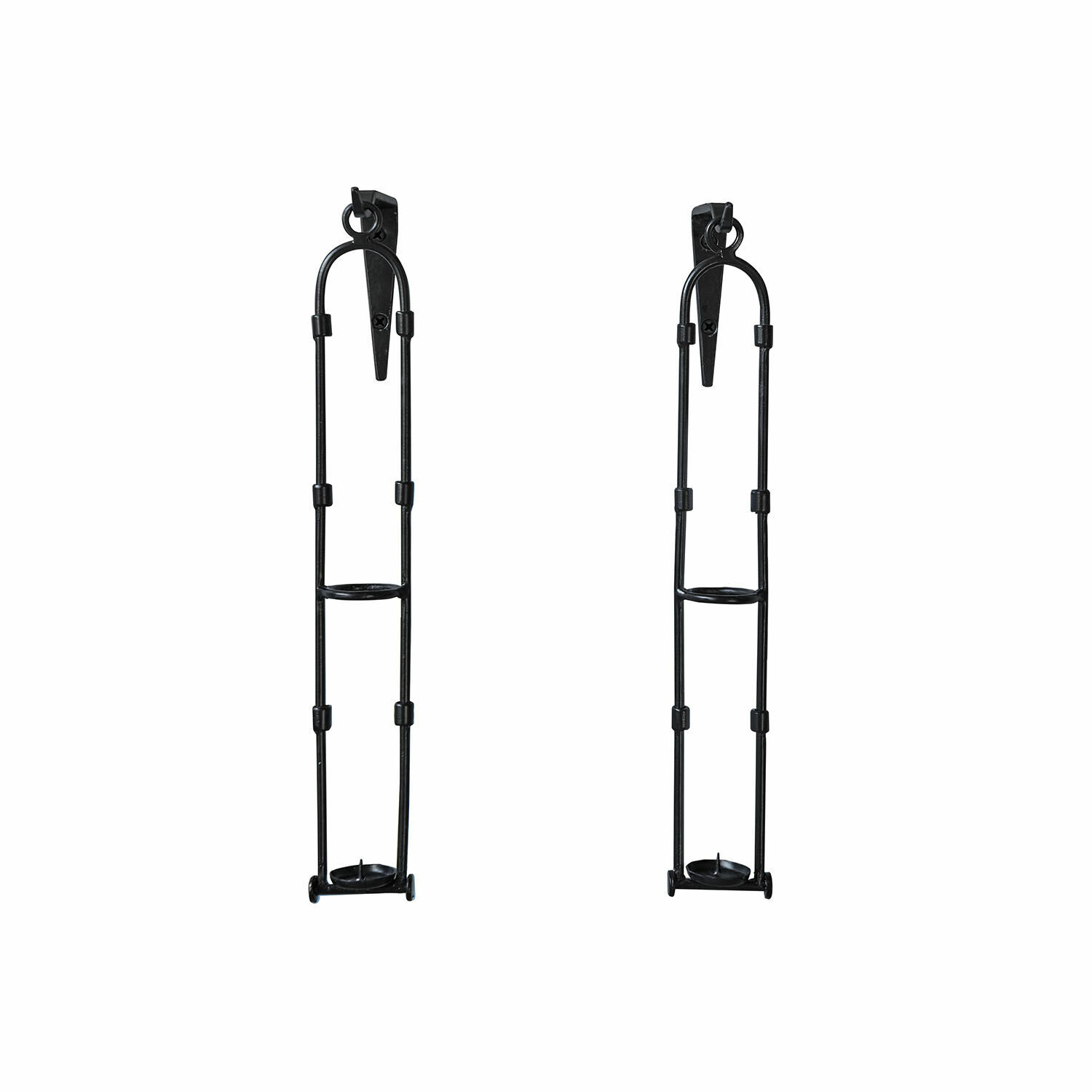 Lot de 2 bougeoirs muraux Vivendas