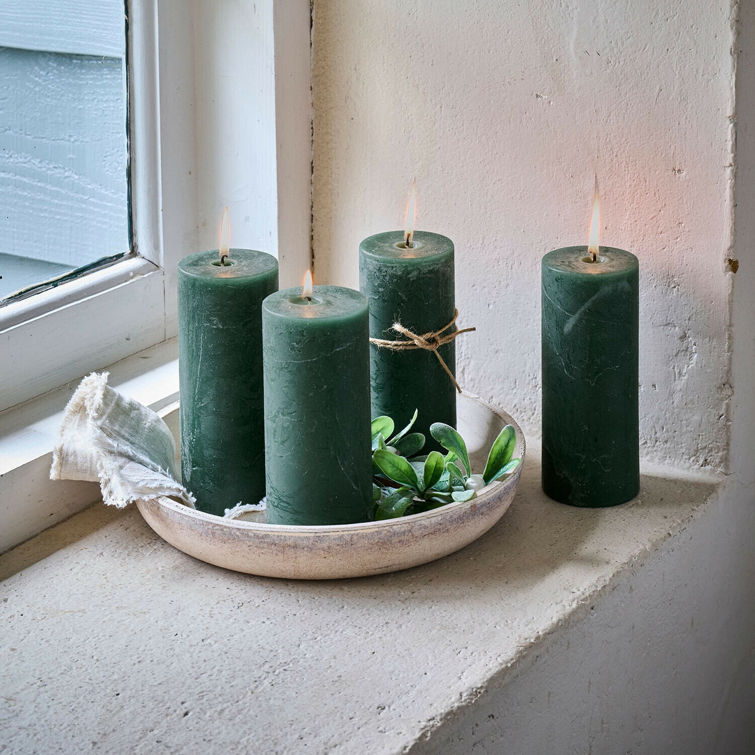 Lot de 4 bougies Homel