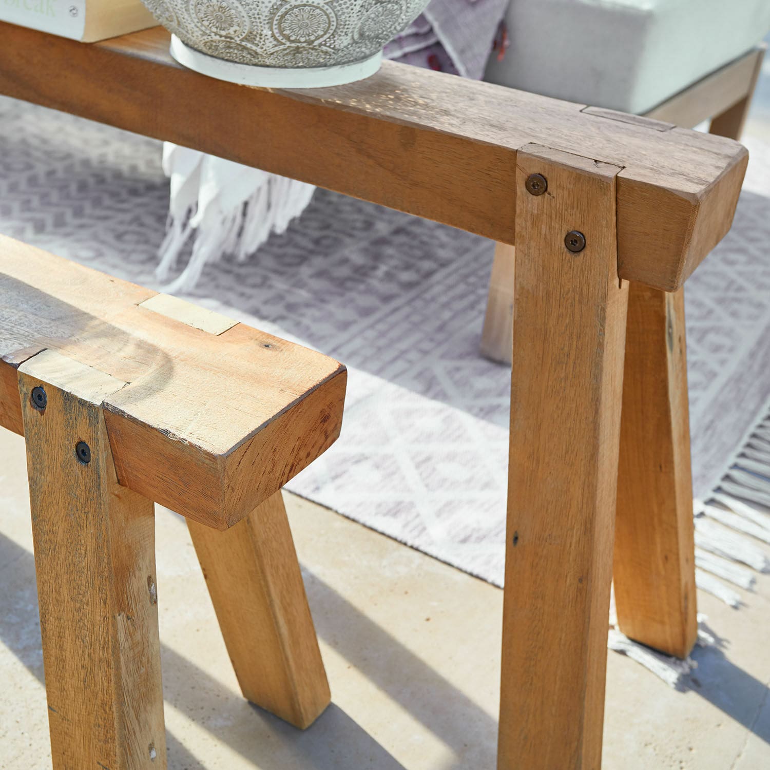 Lot de 2 bancs Gravinard