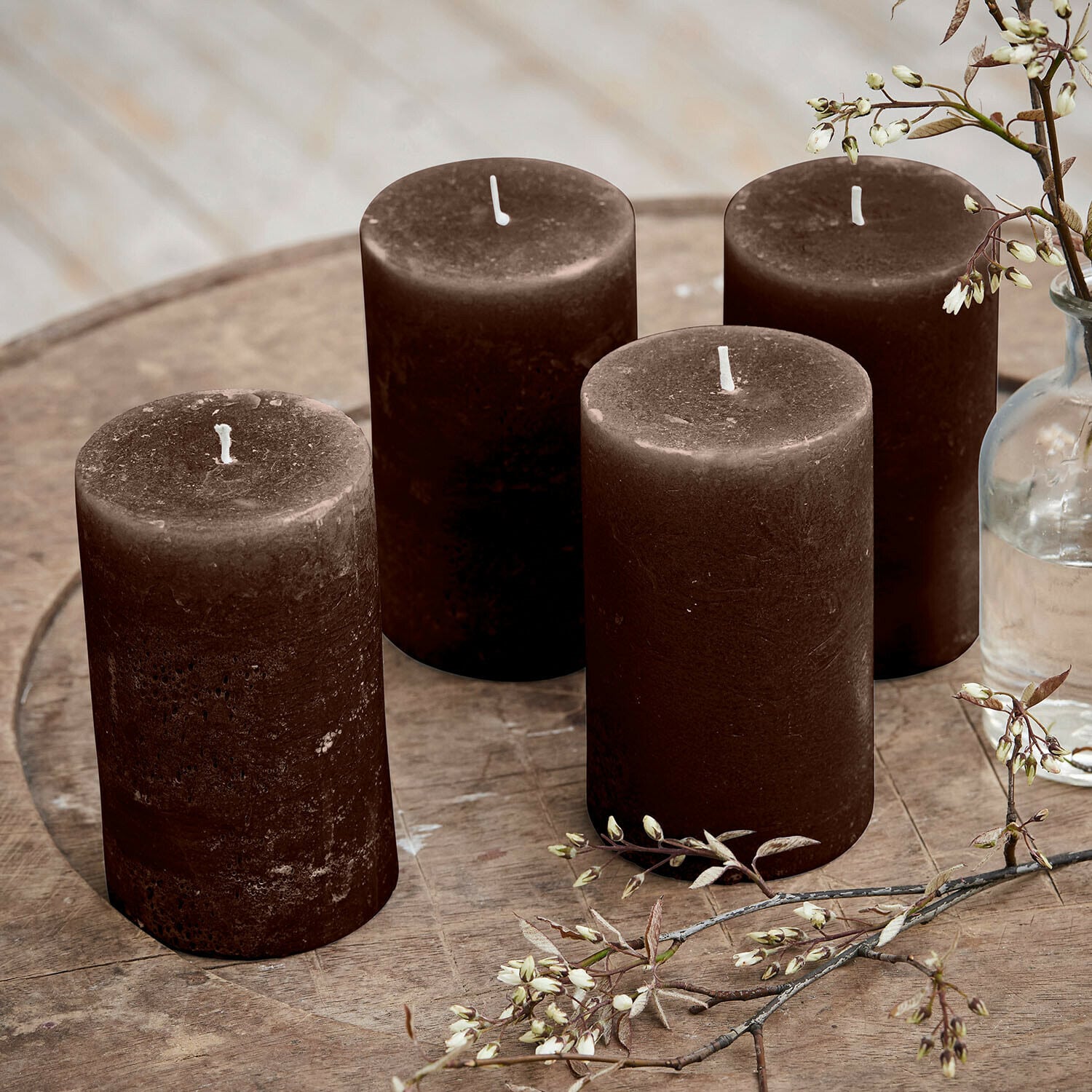 Lot de 4 bougies Braga