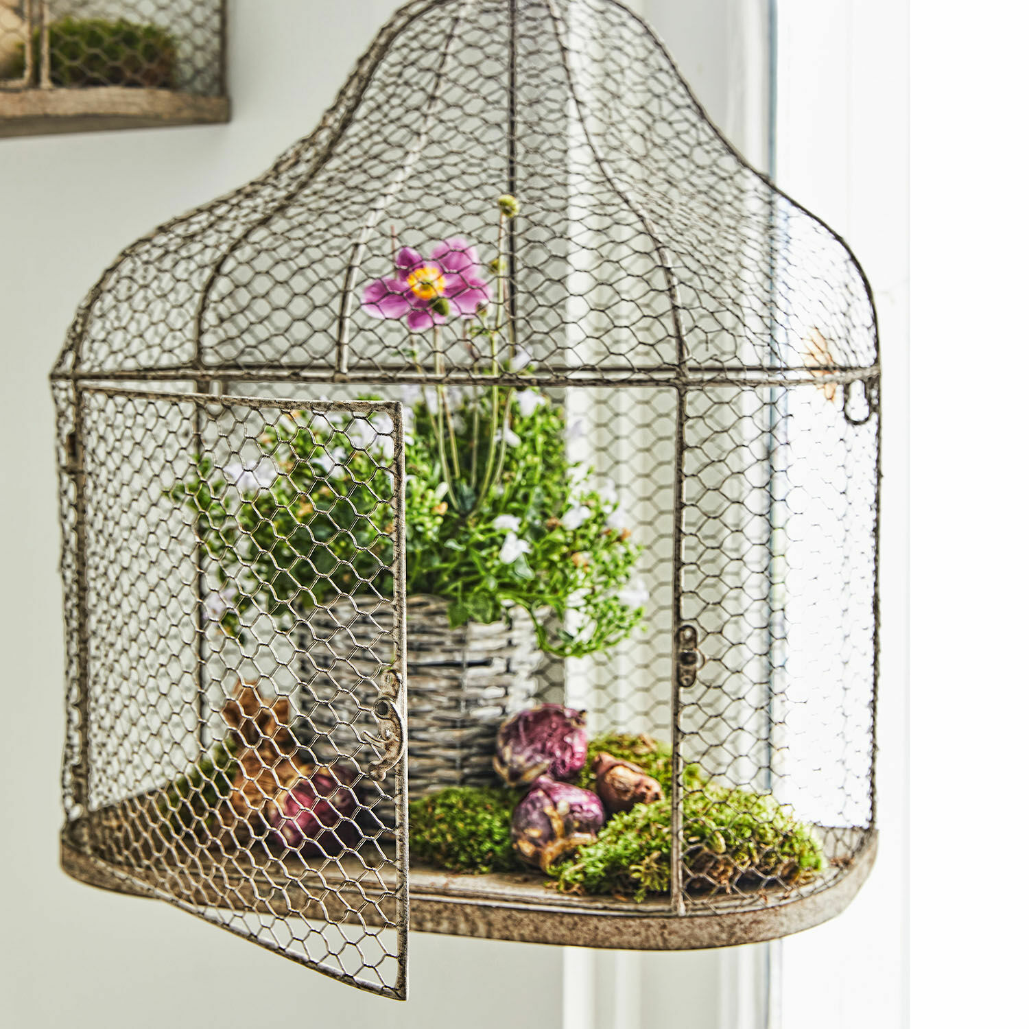 Lot de 2 cages à oiseaux Cavan