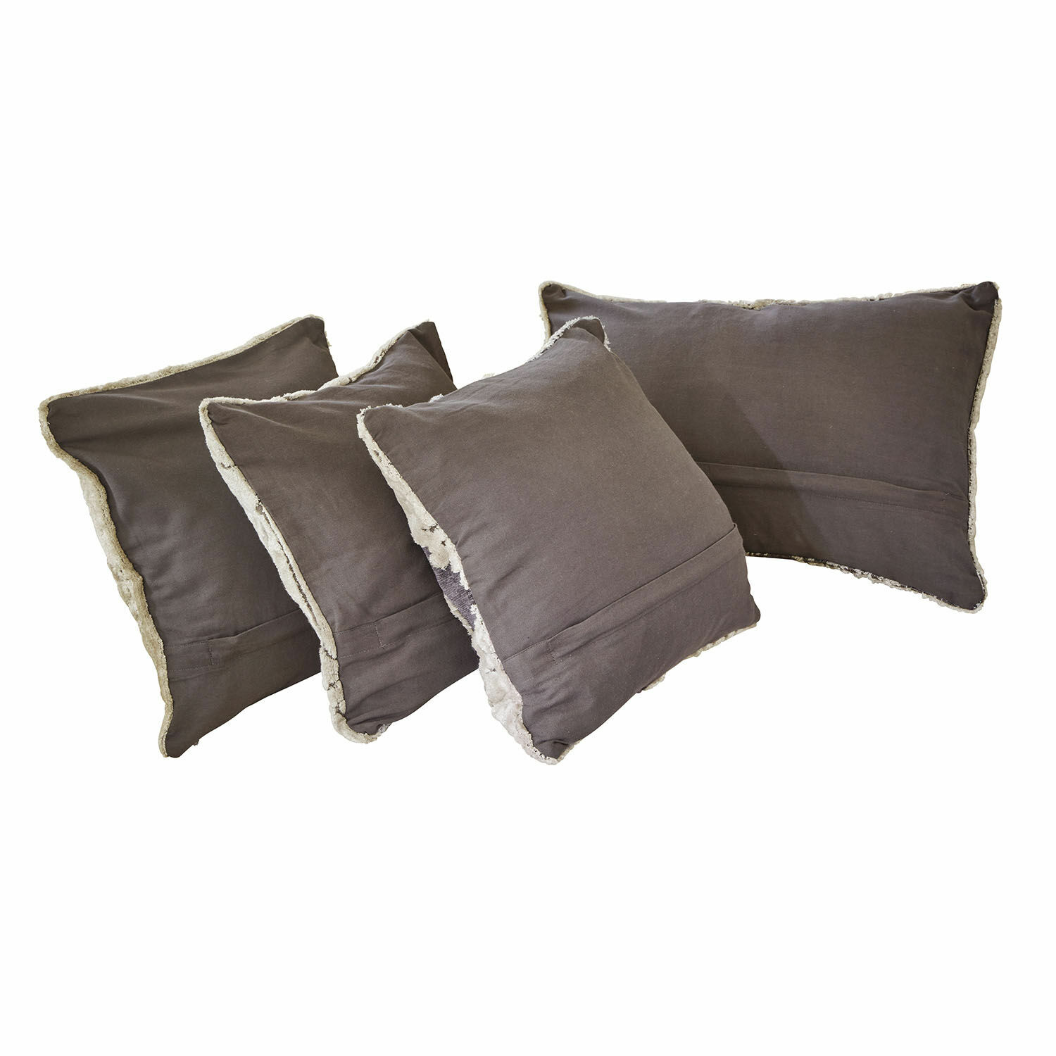 Lot de 4 housses de coussins Plaisancière