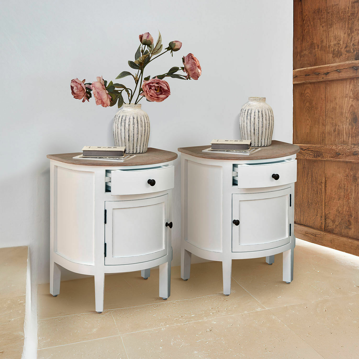 Lot de 2 tables de chevet Arvelin