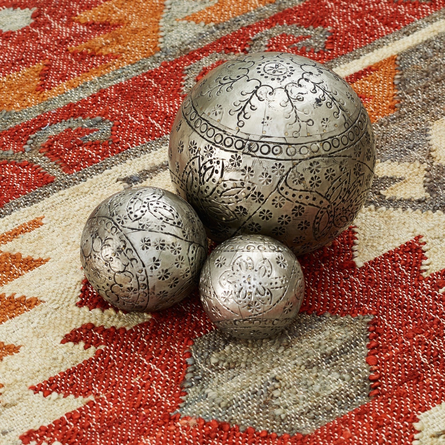 Lot de 3 boules décoratives Liezel