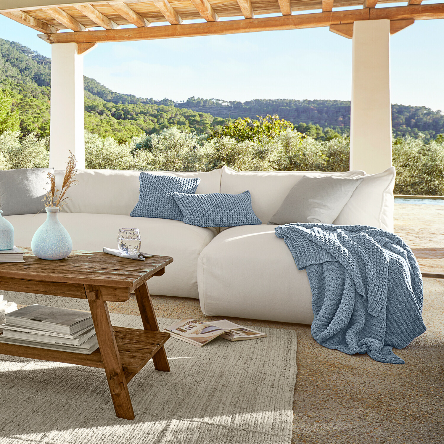 Lot de 2 housses de coussins Ysilda