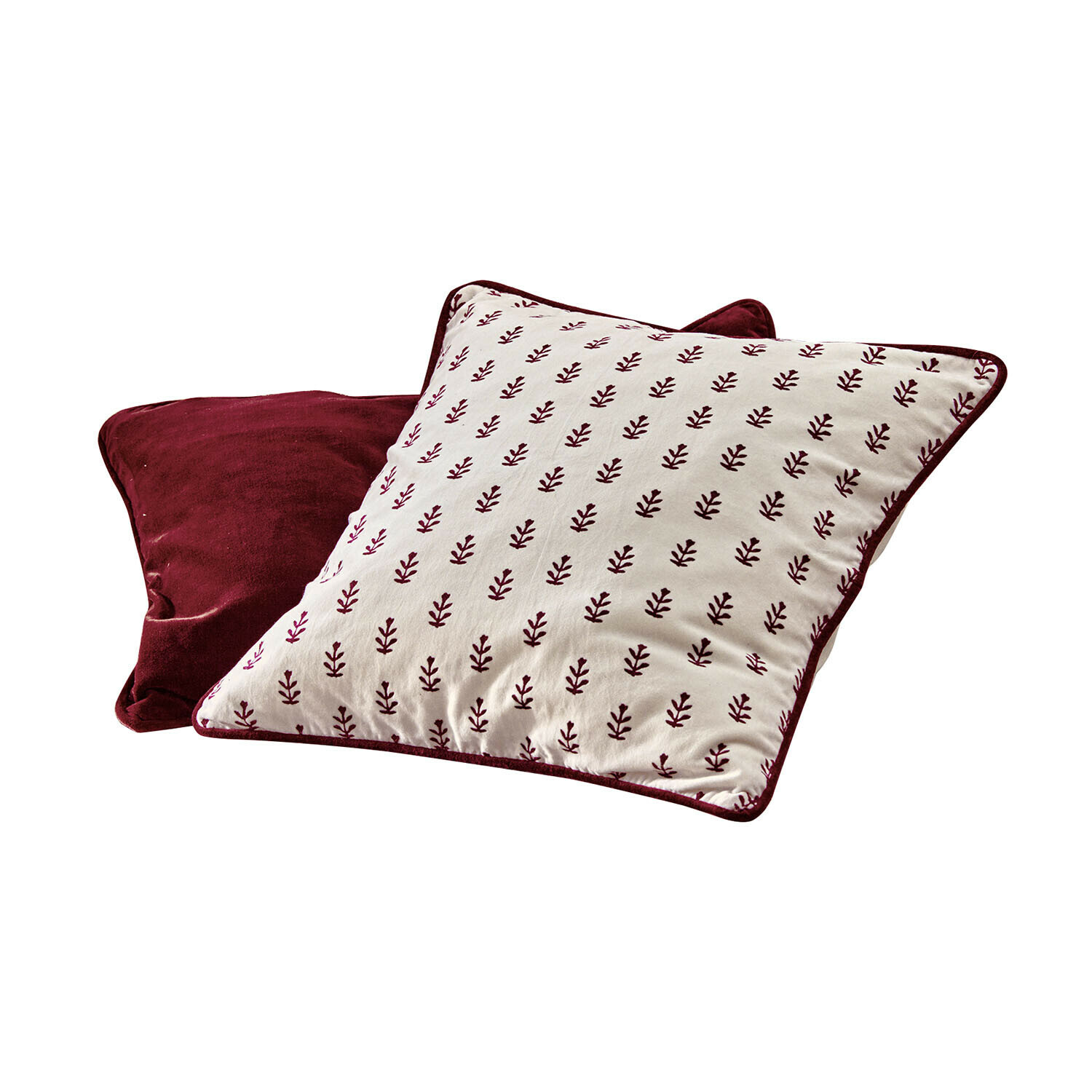 Lot de 2 housses de coussins Eilira