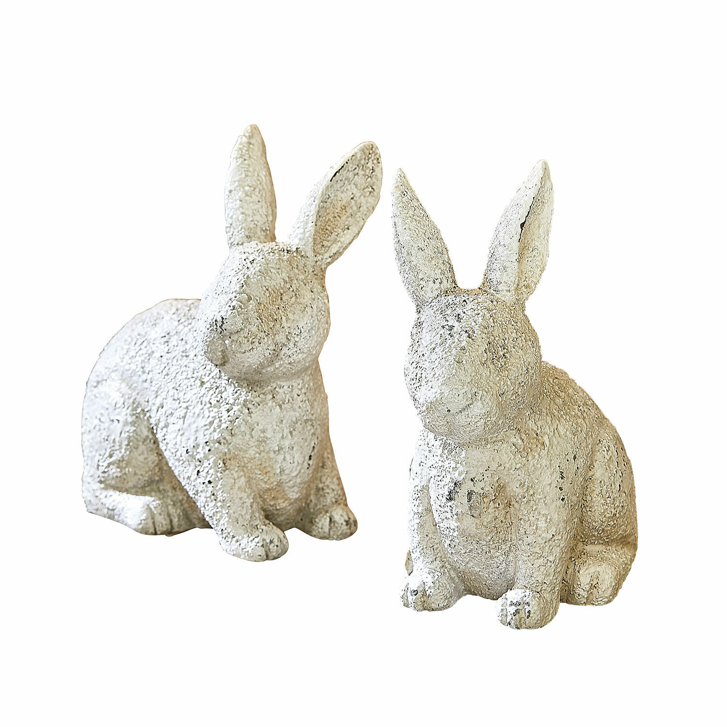 Lot de 2 lapins décoratifs Samirah
