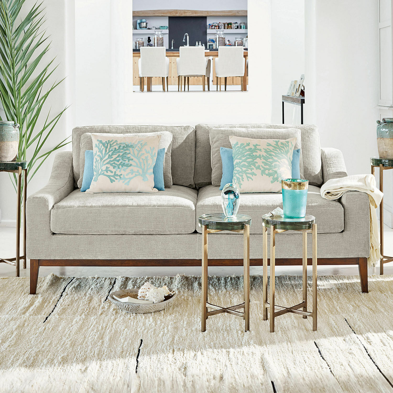 Lot de 3 housses de coussins Vaiea