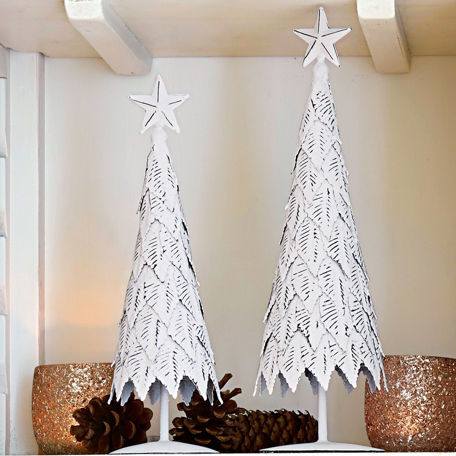 Lot de 2 décorations arbre Macé