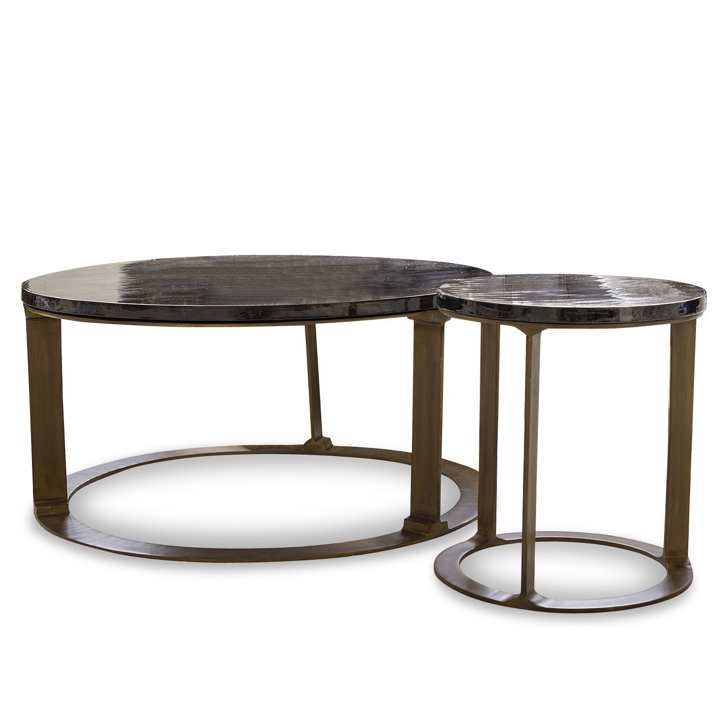 Lot de 2 tables d'appoint Auradé
