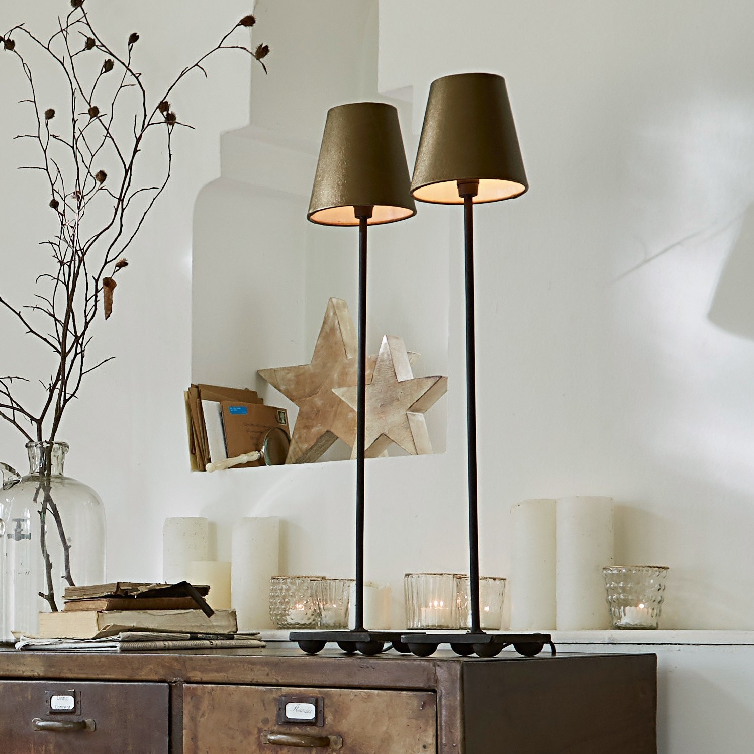 Lot de 2 lampes à poser Filia