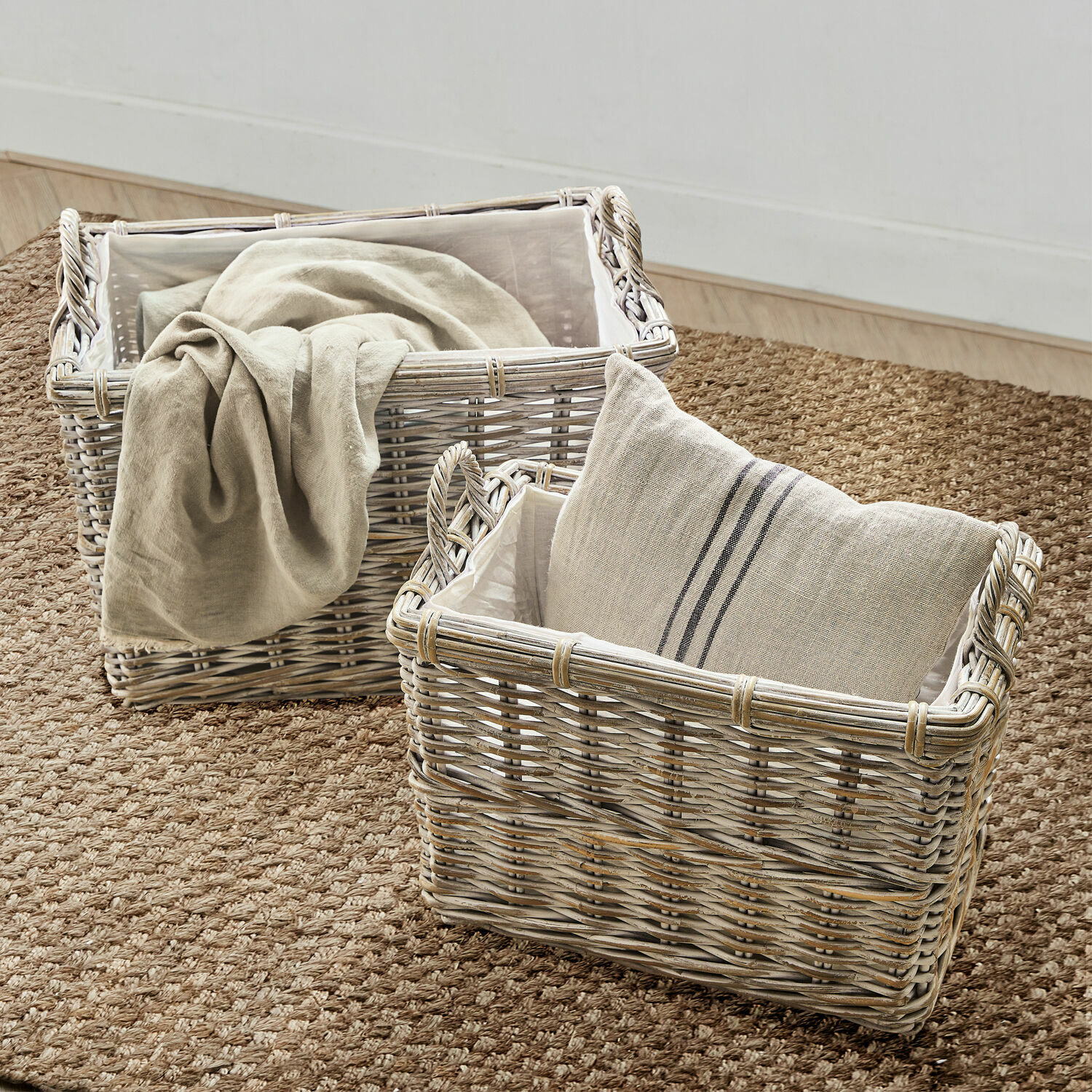 Lot de 2 corbeilles Lanaken