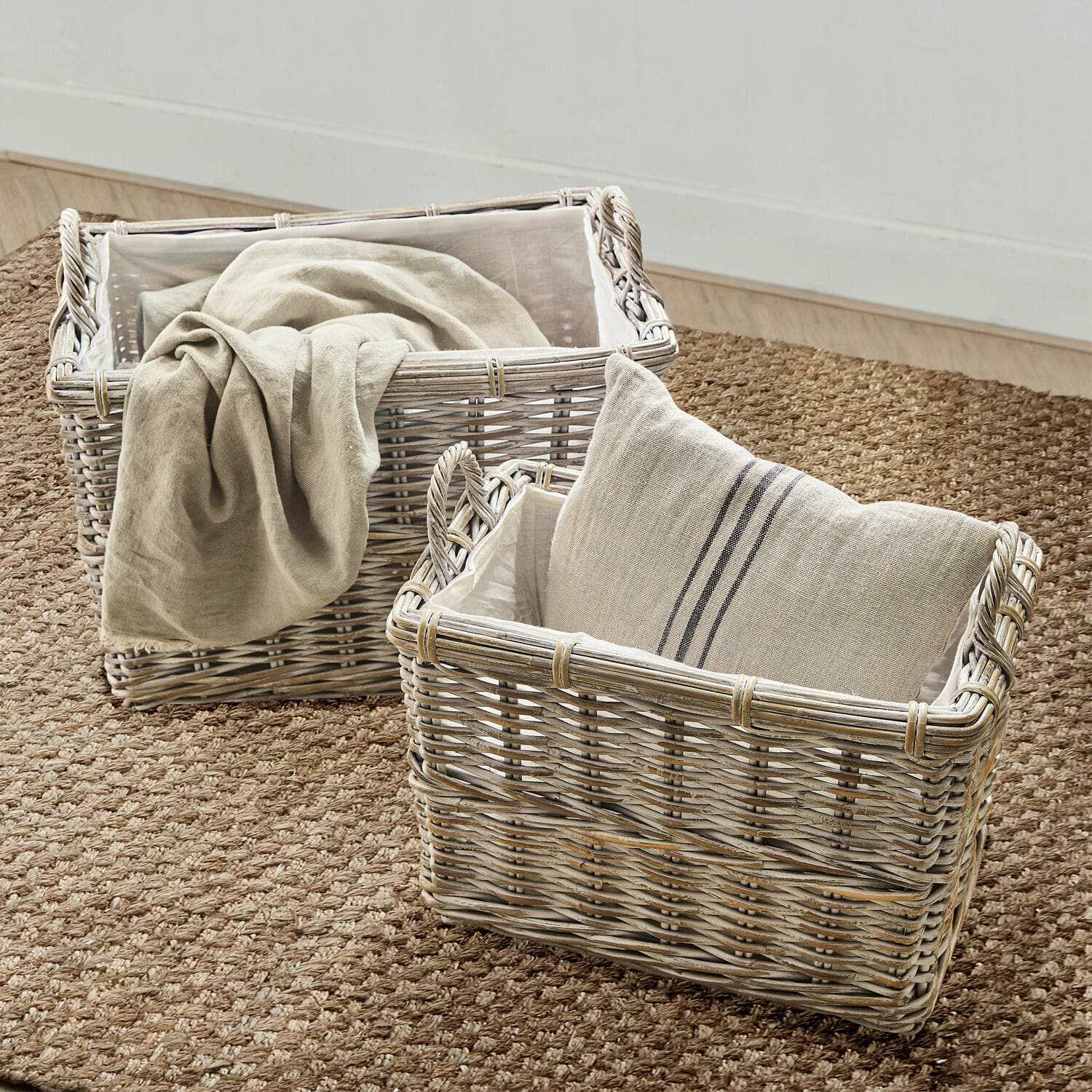 Lot de 2 corbeilles Lanaken