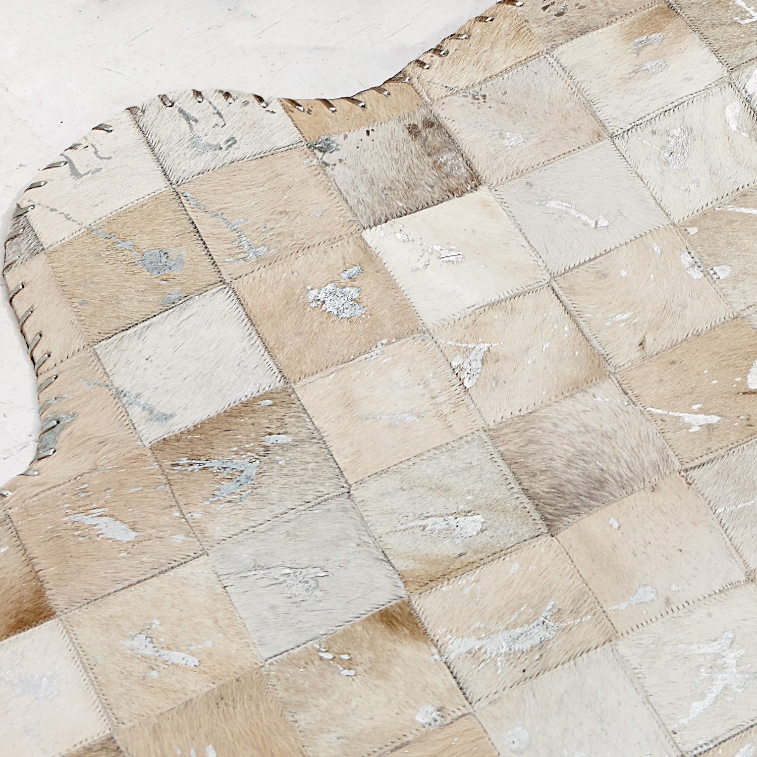 Tapis en peau de vache Wilbert