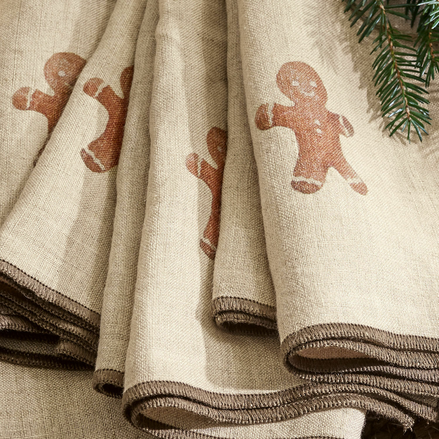 Lot de 6 serviettes Gingerbread