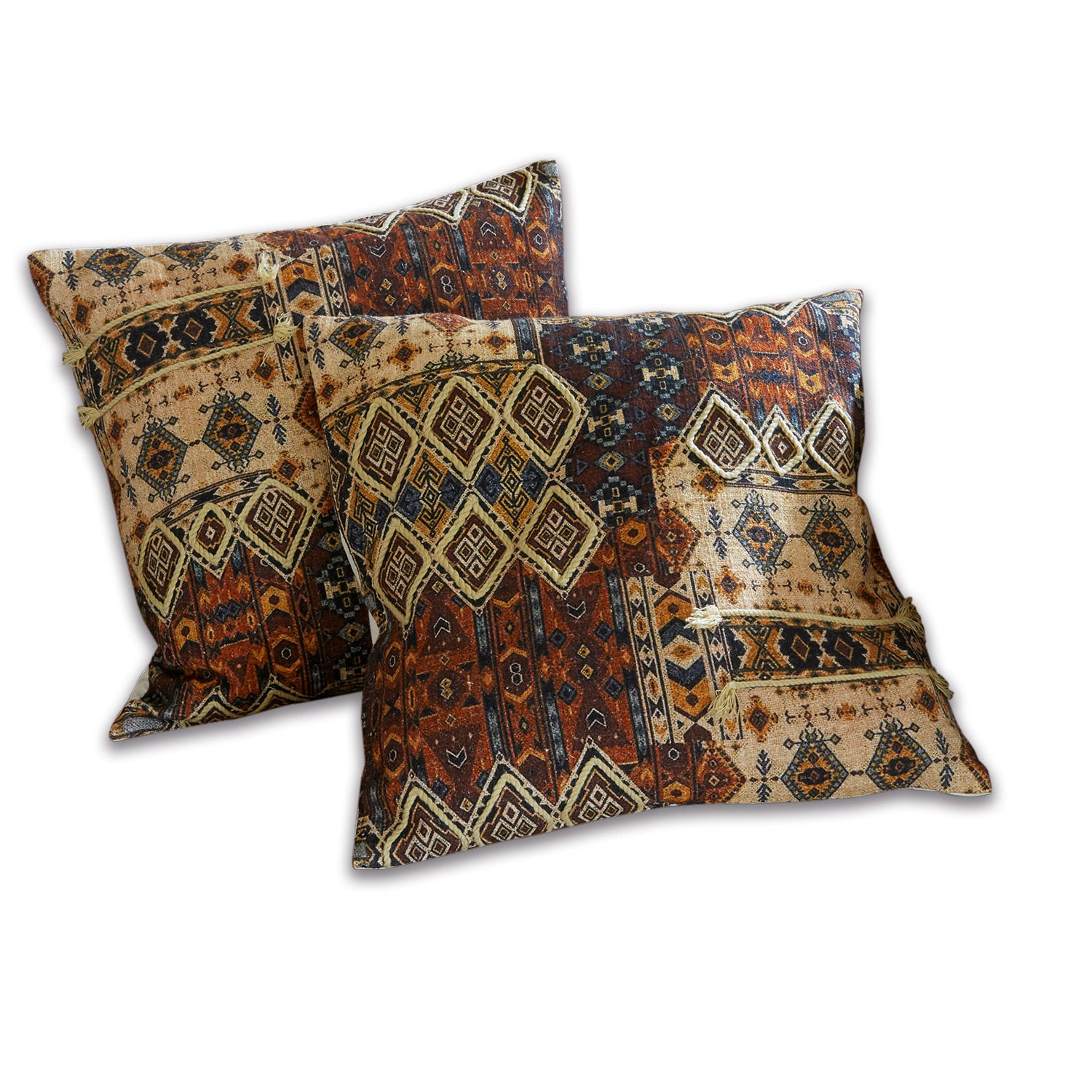 Lot de 2 housses de coussins Bartica