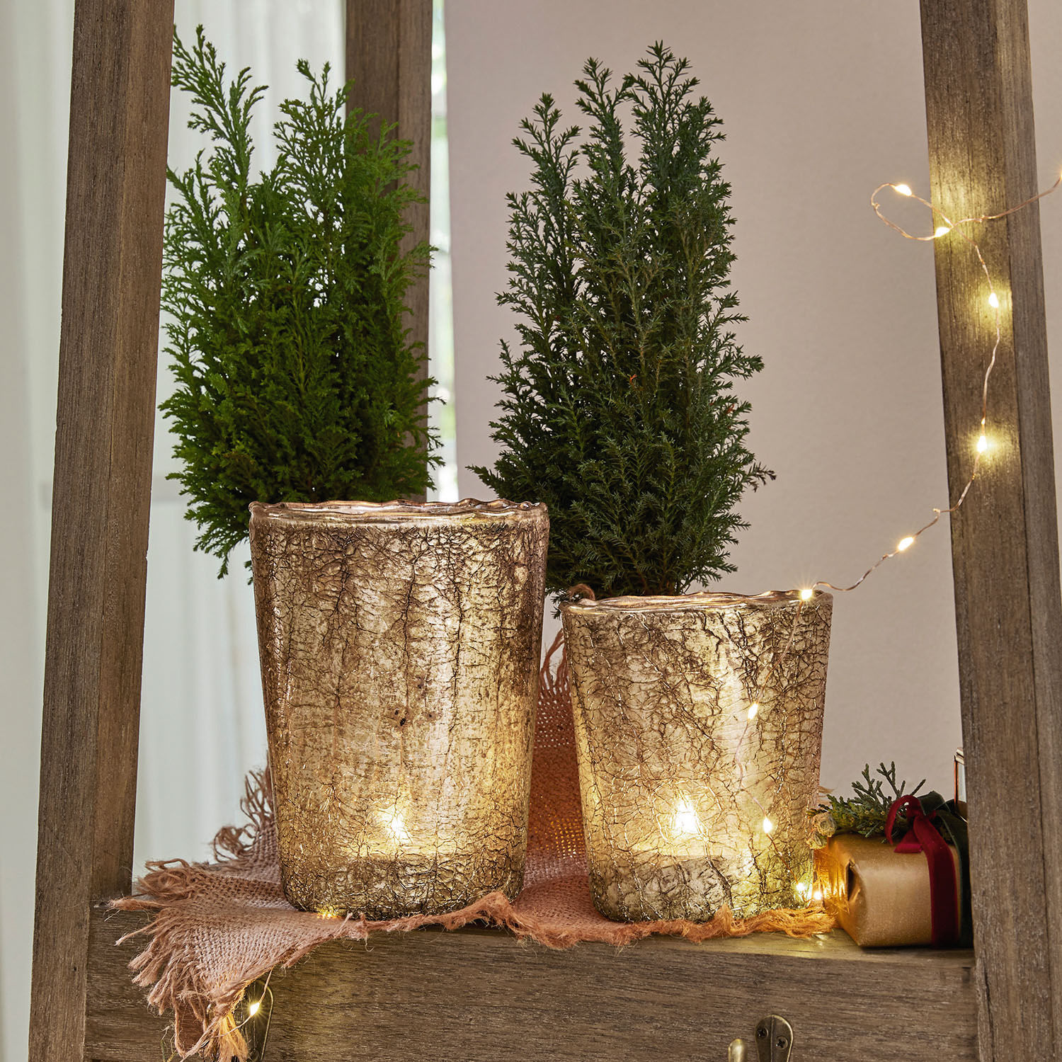 Lot de 2 photophores Arsenio